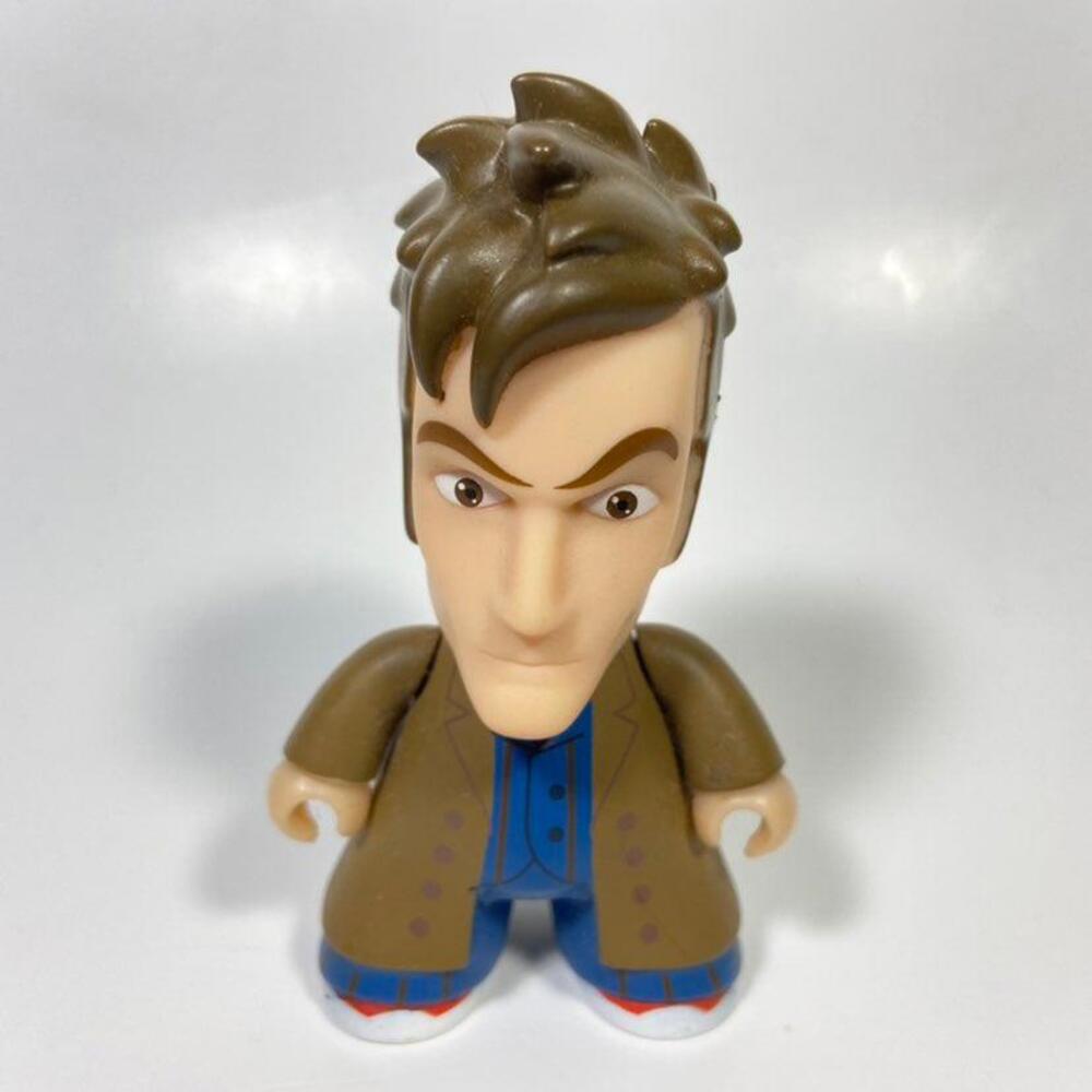 3" Titans BBC Doctor Who Tenth 10th Doctor In Brown Trench Coat Vinyl Figure